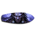 Tribal Chief Warrior Comic Glass Wall Art.
