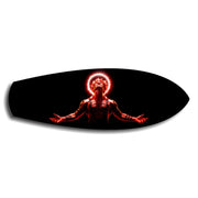 Anime Demon King Red Halo Glass Wall Art.