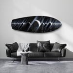 Planetary Alignment Galaxy Glass Wall Art.