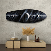 Planetary Alignment Galaxy Glass Wall Art.