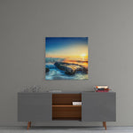 Sunset Glass Wall Art
