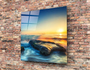 Sunset Glass Wall Art
