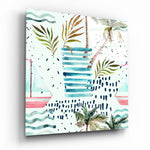 Abstract Glass Wall Art