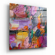 Abstract Art Glass Wall Art