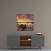 Goal Glass Wall Art