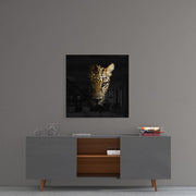 Leopard Glass Wall Art
