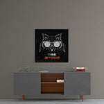Owl Glass Wall Art