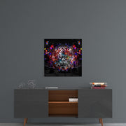 Mechanical Tiger Glass Wall Art