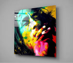 Colorful Reggae Legend Glass Wall Art