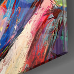 Colorful Crooner Legend Glass Wall Art