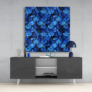 Fish Scale Glass Wall Art