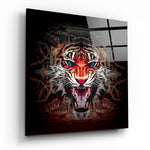 The Punishment Of The Lion Glass Wall Art | Insigne Art Design