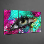 Eyelash Glass Art