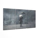 The Clouds İn My Head Glass Art