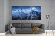 Mountains Glass Art