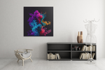 Kleurrijke Rook – Vierkante Canvas Wandkunst