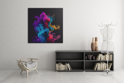 Kleurrijke Rook – Vierkante Canvas Wandkunst