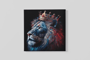 Leeuwenkoning – Ontwerp 2 – Canvas Decoratie voor de Wand