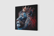 Leeuwenkoning – Ontwerp 2 – Canvas Decoratie voor de Wand