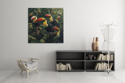 Toekans – Modern Canvas Schilderij – Vierkant Canvas Schilderij voor de Wand