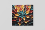 Kleurrijke Bloemen – Canvas Decoratie voor de Wand