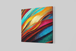 Abstracte Kleuren – Ontwerp 3 – Vierkante Canvas Wandkunst