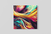 Abstracte Kleuren – Ontwerp 2 – Canvas Schilderij als Wanddecoratie