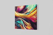 Abstracte Kleuren – Ontwerp 2 – Canvas Schilderij als Wanddecoratie
