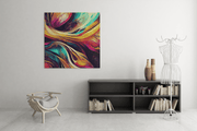 Abstracte Kleuren – Ontwerp 2 – Canvas Schilderij als Wanddecoratie