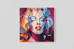 Marilyn Monroe – Ontwerp 2 – Canvas Wandkunst in Vierkante Uitvoering