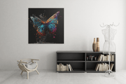 Gekleurde Vlinder – Canvas Decoratie voor de Wand