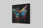 Gekleurde Vlinder – Canvas Decoratie voor de Wand