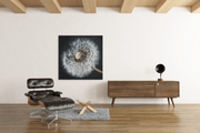 Paardenbloem – Canvas Wanddecoratie in Vierkante Vorm