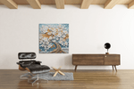 Levensboom – Ontwerp 2 – Vierkante Canvas Wanddecoratie – Canvas Schilderij als Wanddecoratie