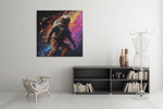 Astronaut – Modern Canvas Schilderij – Vierkant Canvas Kunst voor de Muur
