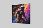 Astronaut – Modern Canvas Schilderij – Vierkant Canvas Kunst voor de Muur