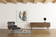 Natural Beauty – Canvas Wanddecoratie in Vierkante Vorm