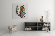 Natural Beauty – Canvas Wanddecoratie in Vierkante Vorm