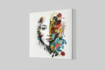 Natural Beauty – Canvas Wanddecoratie in Vierkante Vorm