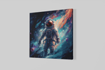 Astronaut – Ontwerp 2 – Vierkante Canvas Wanddecoratie – Canvas Wanddecoratie in Vierkante Vorm