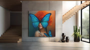 Masker van de Natuur – Canvas Decoratie voor de Wand