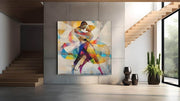 Liefde in Ritme – Modern Canvas Schilderij – Vierkant Canvas Schilderij voor de Wand