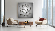 Aanraking van de ziel – Vierkante Canvas Wandkunst