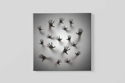 Aanraking van de ziel – Vierkante Canvas Wandkunst