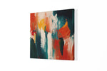 Kleurstroom – Modern Canvas Schilderij – Vierkant Canvas Kunst voor de Muur