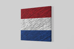 Nederlandse Vlag – Ontwerp 2 – Canvas Decoratie voor de Wand