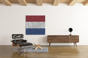 Nederlandse Vlag – Ontwerp 2 – Canvas Decoratie voor de Wand