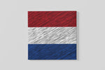 Nederlandse Vlag – Ontwerp 2 – Canvas Decoratie voor de Wand
