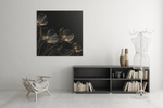 Bloemen Elegantie – Vierkante Canvas Wandkunst