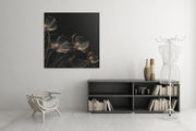 Bloemen Elegantie – Vierkante Canvas Wandkunst